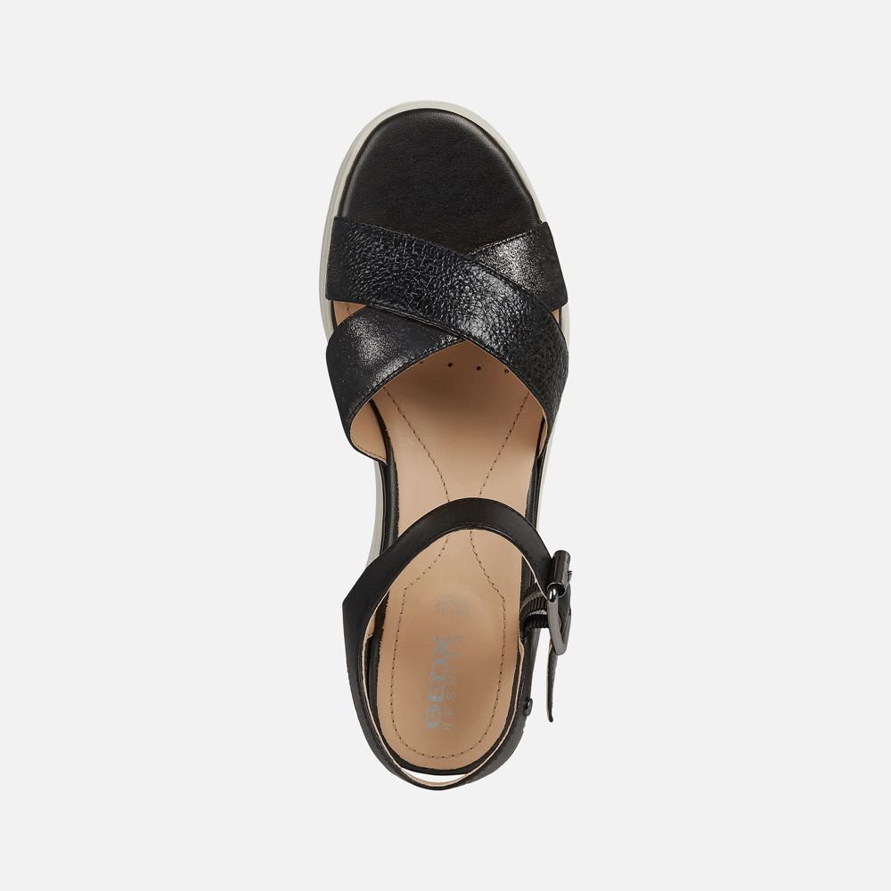 Sandales Geox Pisa - Noir - Femme 692417-HCO